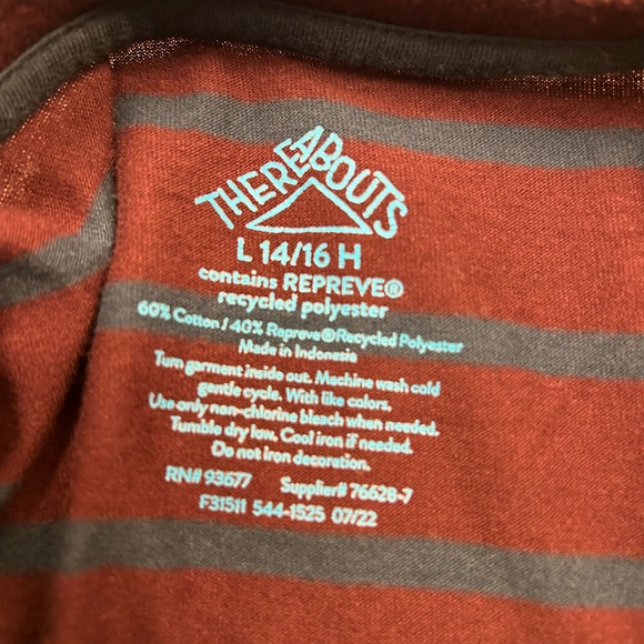 Long sleeve T-shirt by thereabouts-soft large 1416 H chill out-terrific - Picture 2 of 4